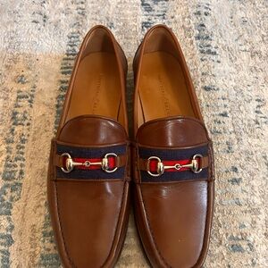 Men's Smathers & Branson Brown Leather Loafers